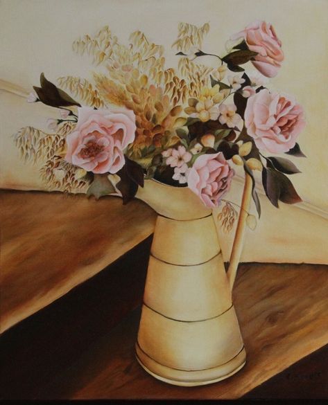 « Bouquet de roses »
Huile sur toile
